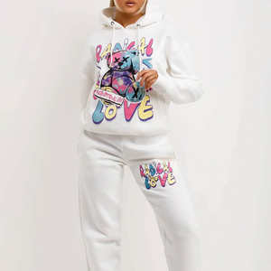 Ensembles de sweats personnalisés de créateur pour femmes, poids lourds, délavés à l'acide, survêtement à capuche baggy de haute qualité avec fermeture éclair, survêtement à capuche et col - Product Image 5