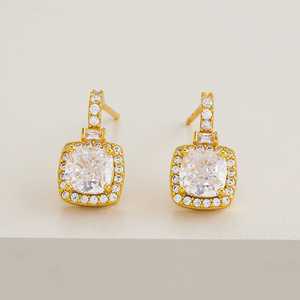 Boucles d'oreilles pendantes en argent 92,5, accessoire de mode 191572 - Product Image 2