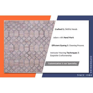 พรมผ้าฝ้ายแบบทำด้วยมือพรมสานเรียบสำหรับบ้านห้องนั่งเล่นห้องนั่งเล่นห้องนอน - Product Image 6