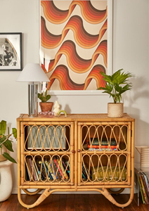 Top tendance 2024 conception personnalisée rotin naturel 2 portes haute armoire pour meubles de chambre lit superposé - Product Image 5