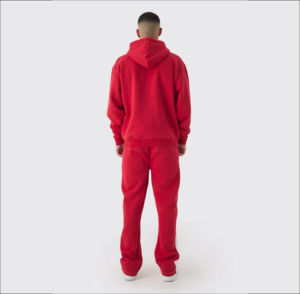 Survêtement personnalisé en coton polaire à impression bouffante pour hommes, jogging lourd pour hommes, survêtement imprimé bouffant pour garçons - Product Image 5