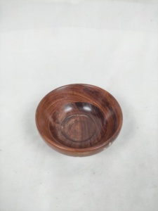 Handmade Wooden Serving Bowl With Lid Minimalist Design For Food Serving Gifting - Product Image 4