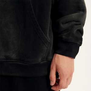 Sweat-shirts à capuche personnalisés en coton 100% premium doublés de molleton, effet délavé, avec logo, impression sérigraphique, broderie, écologiques, pour hommes - Product Image 4