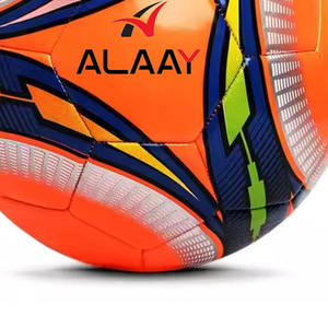 Alaay Promotion Ballon de football Taille 5 Ballon de football en cuir Produit en usine Logo personnalisé Taille 5/4/3/2 Ballon de football - Product Image 5