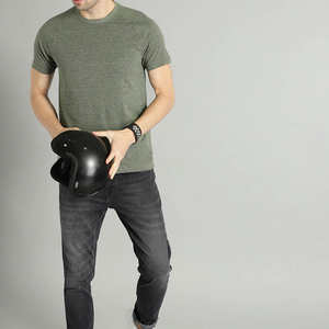 เสื้อยืดผู้ชายสั่งทำคุณภาพสูง ระบายอากาศได้ดี รุ่นใหม่ ปี 2026 ผ้าฝ้าย 100% ออกแบบโลโก้ตามสั่ง ขายส่ง - Product Image 4