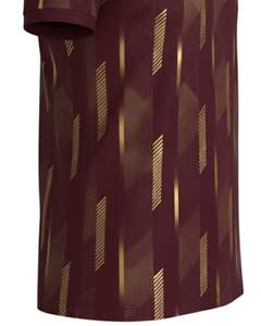 Camiseta Deportiva de Cuello Redondo para Hombre, Color Granate Dorado, Poliéster Estampado, Secado Rápido, Transpirable, Logotipo Personalizado, Jersey de Entrenamiento, OEM, Venta al por Mayor - Product Image 6