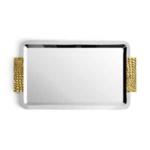 Plateau de service de nourriture pour hôtels et restaurants Plateau de service de desserts et de collations de forme et de taille personnalisées le plus vendu d'Inde - Product Image 2