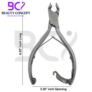 Kit d'outils de soin des ongles de pédicure en acier inoxydable chirurgical Instruments de podologie à poignée antidérapante Ensemble d'instruments de podologie 4 pièces - Product Image 2