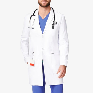 Bata de Médico de Algodón para Hospital y Laboratorio, en Oferta - Product Image 4