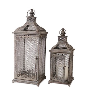 Home Decor Decorative Best Selling New Design Metal <b>Lantern</b> Wicker Custom Shape Hotel and Party Used - Product Image 3