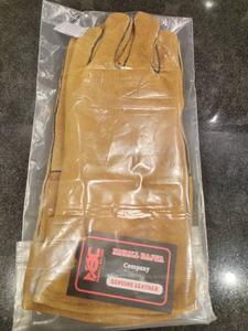 Gants de soudage en cuir de vache fendu Tabliers de travail de soudage de sécurité doublés de tissu résistant à la chaleur Logo personnalisé. - Product Image 2