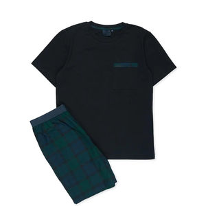 Conjuntos cortos de baño para hombre, conjunto corto estampado de algodón y poliéster, ropa deportiva para correr, ropa de calle informal de alta calidad para hombre, conjuntos de 2 piezas - Product Image 2