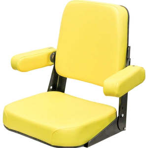 Siège de tracteur classique en vinyle confortable pour John Deere - Product Image 1
