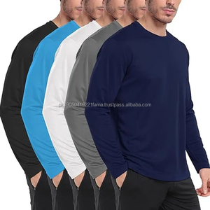 Camiseta de Manga Corta de Punto Formal para Hombre, Talla Grande, de Marca, Personalizada, Venta Directa de Fábrica, Diseñador de Lujo, Poliéster/Algodón - Product Image 1