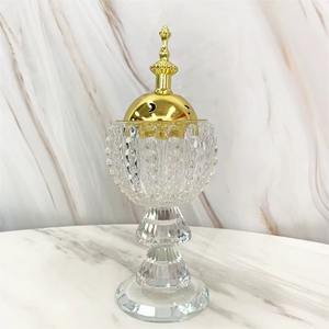 Quemador de incienso árabe directo de fábrica, quemador de incienso de Metal y vidrio de Oriente Medio DE LA India, recién llegado, quemador de incienso al por mayor - Product Image 4