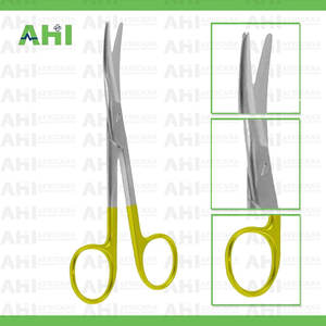 กรรไกร Mayo Scissors Supercut 140 มม. ทังสเตนคาร์ไบด์ โค้ง สำหรับผ่าตัด ทำจากสแตนเลสสตีล ใช้ด้วยมือ ได้รับการรับรองมาตรฐาน CE คุณภาพสูง - Product Image 2