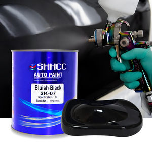 <span class=keywords><strong>Peinture</strong></span> automobile noire mate 2K |   <span class=keywords><strong>Peinture</strong></span> acrylique polyuréthane de haute qualité pour la réparation de carrosserie automobile - Product Image 1