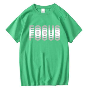 T-shirt solide décontracté pour hommes 100% coton biologique Street Fashion Ringer Vêtements tricotés avec conception personnalisée - Product Image 4