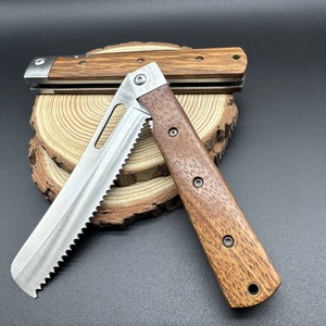 ZT4R Cadeau Idéal Cuisine <span class=keywords><strong>De</strong></span> Poche <span class=keywords><strong>Couteau</strong></span> À Pain Pliant Steak Tomate <span class=keywords><strong>Couteau</strong></span> À Éplucher Merbau Manche En Bois 440C Couteaux <span class=keywords><strong>De</strong></span> Cuisine Portable - Product Image 4