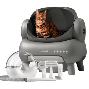 Caja de Arena para Gatos Autolimpiable Premium M1, Abierta, Portátil, con Conectividad USB, Sonido Envolvente de 2.1 Canales, Garantía de 3 Años - Product Image 2