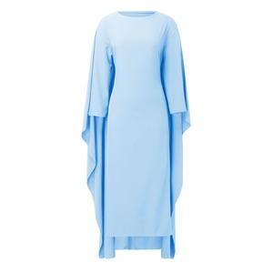 Abaya pour femmes musulmanes Nouveaux vêtements musulmans pour femmes Abaya élégante en mousseline de soie à manches chauve-souris avec broderie personnalisée - Product Image 5