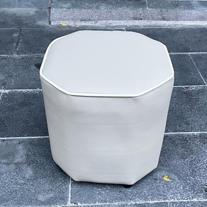 GDSF002 One-Seater Upholstered Hexagonal Wedge <b>Sofa</b> <b>Stool</b> - Product Image 4