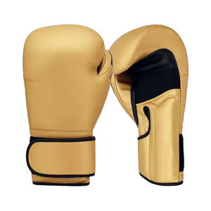 Gants de boxe MMA en cuir véritable de qualité supérieure, logo personnalisé, évacuation de l'humidité, pour hommes - Product Image 1