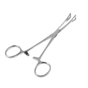 Pinzas de Acero Inoxidable Pennington con Punta Abierta para Perforaciones Corporales de MEDIHEAL SURGICAL CORPORATION, Alta Calidad, 16 cm, Clase I - Product Image 1