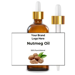 Aceite Esencial Puro de Nuez Moscada (Myristica Fragrans) de Primera Calidad, Marca Privada OEM, para el Cuidado de la Salud y la Belleza de la Piel - Product Image 1