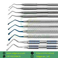 Set Alat Kuret Tulang Bedah Gigi Manual Stainless Steel 16 Pcs Terbaru dari Lucas dengan Gaya Unik