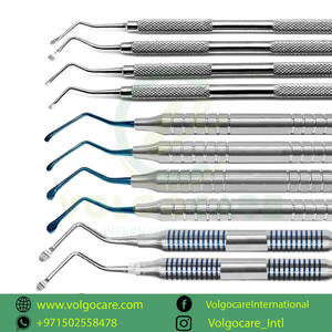 Recién llegado, hecho con cureta de Lucas de acero inoxidable, curetas dentales/quirúrgicas de hueso, juego de 16 piezas en estilo único - Product Image 3