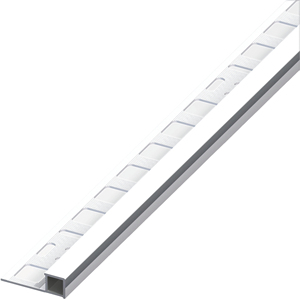 Profilo Quadrato Chiuso Jolly in Alluminio Cromato Argento mm 10x2,5 Metri - Product Image 1