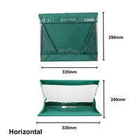 Tableau d'écriture extérieur en plastique durable avec fermeture Velcro sécurisée et rangement, presse-papiers résistant aux intempéries