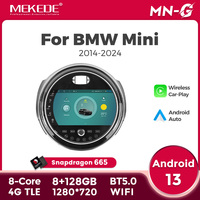 Autoradio Mekede Qualcomm Snapdragon 665, unité principale 8 cœurs, CarPlay sans fil, BT5.0, DSP pour BMW Mini F55/F56 2014-2024