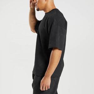 Camisetas extragrandes de algodón 100% de alta calidad, Camiseta lisa de talla grande con diseño estampado de 280gsm de peso pesado - Product Image 5