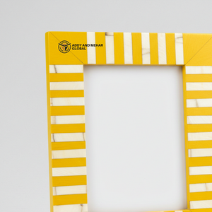 กรอบรูปฝังกระดูกของช่างฝีมือกรอบโมเสกทำด้วยมือที่สดใสสำหรับให้เป็นของขวัญและจัดแสดง - Product Image 2