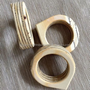 Anneau de serviette en bois de qualité supérieure, best-seller, fait à la main, décoration de table à manger pour la maison et la cuisine - Product Image 2