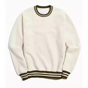 Pull en molleton 100 % coton de haute qualité pour homme, coupe classique, décontracté, à manches longues, avec logo imprimé, col rond, hiver - Product Image 4