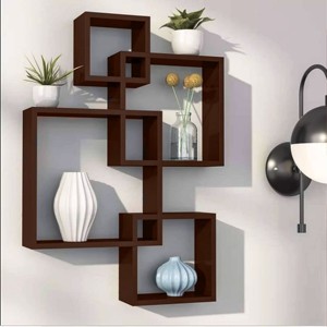 ชั้นวางของไม้ติดผนังชั้นเก็บของไม้แกะสลักติดผนังสำหรับถือกระถางดอกไม้ศิลปะผนังที่สวยงาม-ซื้อเลย! - Product Image 4