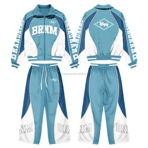 Conjunto Deportivo Personalizado para Hombre, Chaqueta Deportiva con Cremallera, Chaqueta Cortavientos de Nailon, Trajes Deportivos para Hombre - Product Image 5