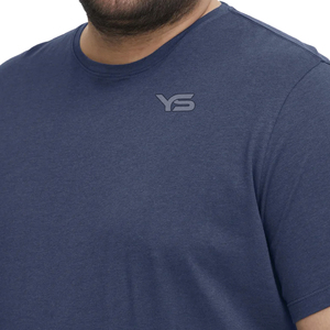 เสื้อยืดลำลองสำหรับผู้ชายขนาดใหญ่พิเศษผ้าเจอร์ซีย์ระบายอากาศได้ดีผ้าใยสังเคราะห์ไม่พันกัน - Product Image 4