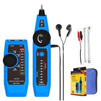 Kit de testeur de câble réseau NF-810 pour câbles RJ11 RJ45 CAT5 CAT6 LAN, traceur de fil multifonction, test PoE TEL avec LED