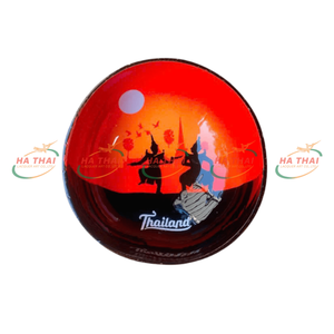 Vietnam <b>Coconut</b> <b>Shell</b> Bowl Handcrafted Lacquerware Food-Safe Coating Eco-Friendly Non-Toxic Minimalist Design for Home Interior - Product Image 3