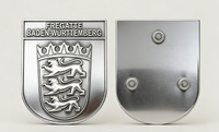 Placa de Zinc Personalizada, Moderna, con Relieve 3D, Insignia Conmemorativa con Montaje de Tornillo, Acabado Bronce Antiguo/Plata/Cobre, Recuerdo