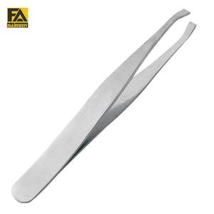 Pince à épiler les sourcils de salon de beauté en acier inoxydable à pointe droite idéale pour la vente de produits - Product Image 1