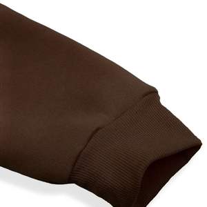 Sweat à capuche lourd imprimé numériquement pour hommes Design personnalisé Pull Over Sweat à capuche à poche kangourou Motif solide Tissu doux et confortable - Product Image 4