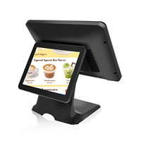 Terminal POS Todo en Uno OEM de 15 Pulgadas con Pantalla Táctil LED de 1024x768, 128GB/256GB/512GB, Doble Pantalla, Windows, Intel I7, 4GB/8GB/16GB RAM