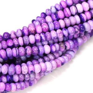 Magnifiques perles d'opale violette à pois, forme ronde et lisse, 8-11 mm, perle d'opale violette lisse, qualité AAA, opale, bijoux - Product Image 6