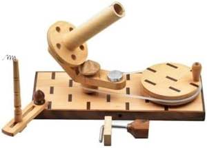 Enrouleur de boule de fil en bois Beachwood Parapluie Enrouleur rapide Enrouleur de boule de fil à tricoter - Product Image 2