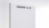 CORAPAN AL 150 - Panneau sandwich en PU haute densité de 50 mm avec revêtement en aluminium pour véhicules commerciaux, écologique, résistant au feu